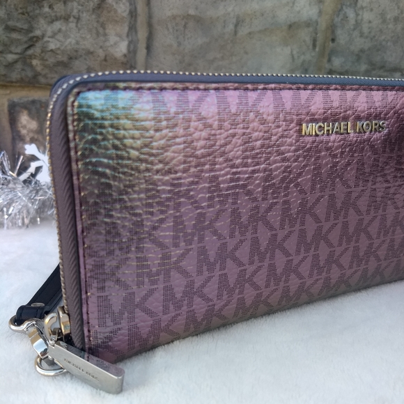 Sold Rare Michael Kors Hologram Continental Wallet - Picture 7 of 16